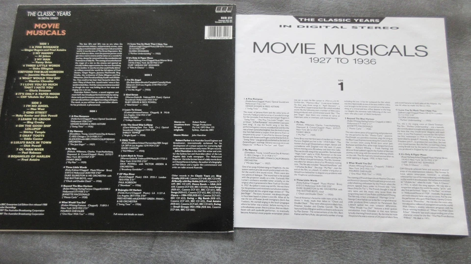 Movie Musicals 1927 to 1936 LP 1987 *EX+/MINT (UNPLAYED?)* - Image 2 of 3