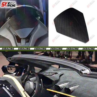 Car Dash Instrument Cluster Cover Fits For Lamborghini Huracan Dry Carbon Fiber