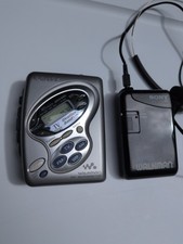 VTG Sony Walkman WM-FX281 Cassette Player and SRF-29 FM/AM Radio Lot of 2 Read