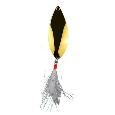 Spinner Spoon Bait Gold Silber 10g 15g 20g Zinklegierung Angelköder für Angler