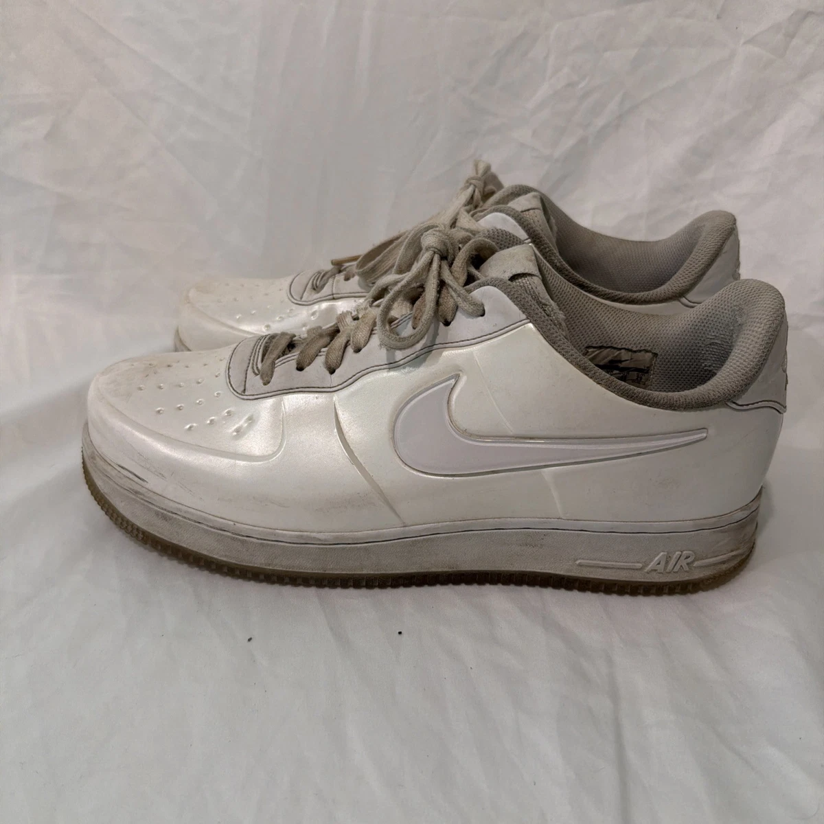 Nike Air Force 1 Foamposite Pro Cup Low Triple White for Sale