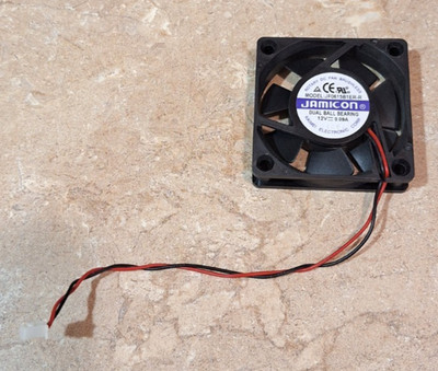 Jamicon Computer Server Case Fan JF0615B1ER-R 60x60x15mm 12V .09A 2W 2-Pin