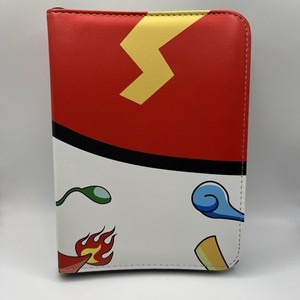 pokeball card binder Ultra Pro Binder Zippered 9-Pocket Charizard Elite Series