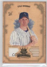 2004 Donruss Diamond Kings Gold Materials 36/50 Lyle Overbay #101 0f8
