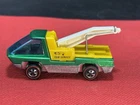 Vintage HW Mattel Redline TOW TRUCK Green Dark Interior Heavyweights Nice !!