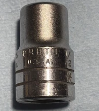 PROTO 5416 1/2” Drive 1/2” Shallow 12 Point Socket. USA.