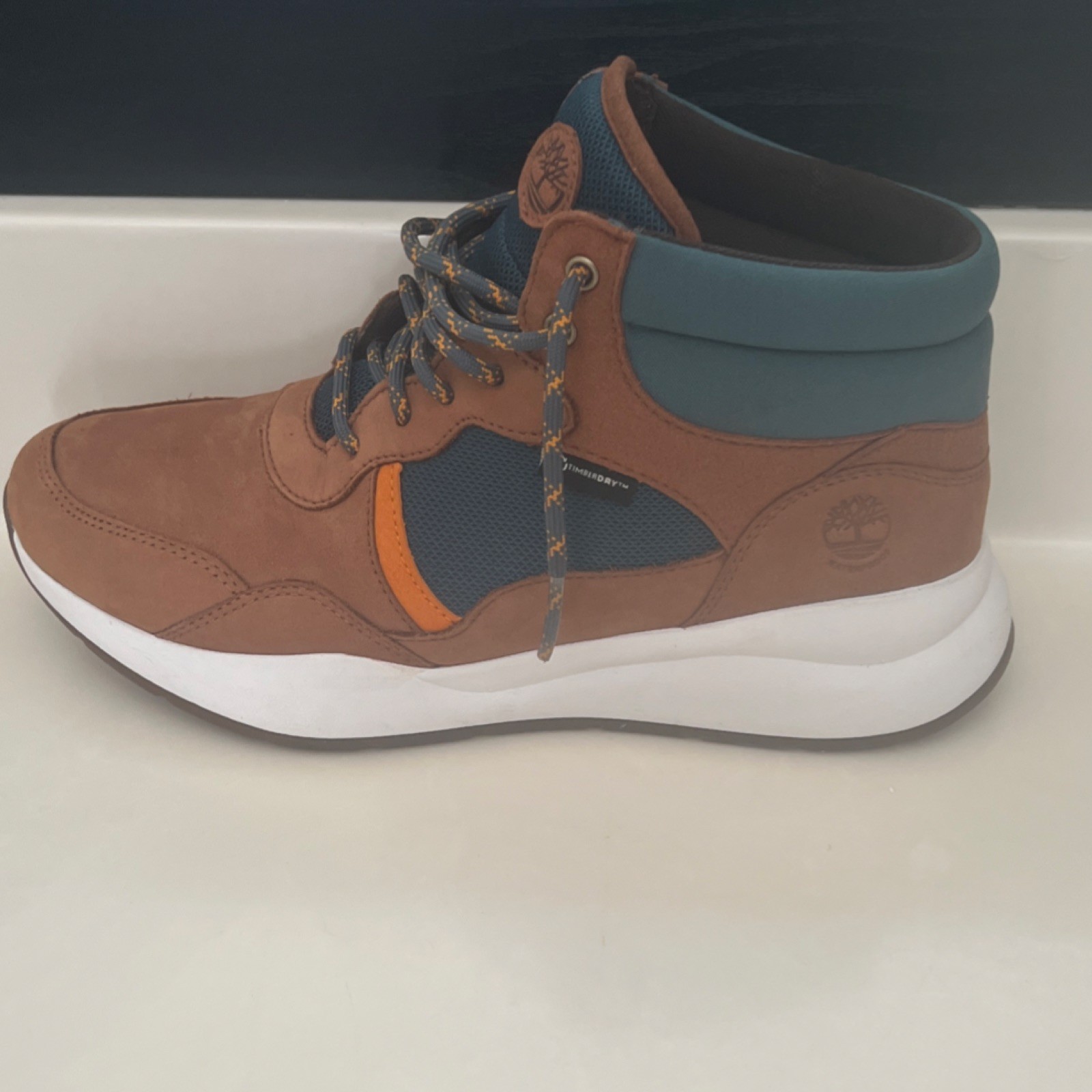 Timberland Mid Top Brown Men's Sneaker for Walking Hiking Lace Up