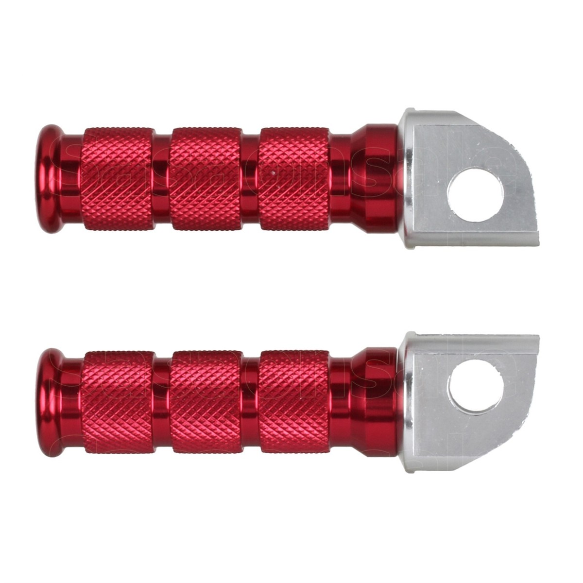 Pink-Red Anodized Front Foot Pegs Motorcycle Rider Rest for