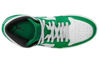 Size 9.5 - Air Jordan 1 Mid Lucky Green for sale online | eBay
