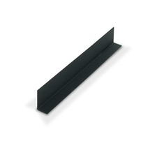 Black Styrene Plastic Angle Moulding 3-Pack 1"x1/2"x3/64" 48" Lengths