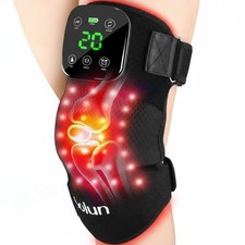 Red Light Therapy Knee Brace with Heated  Vibration Massager for Pain Relief...