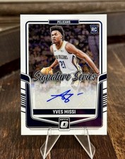 2024-25 Donruss Optic YVES MISSI RC Signature Series ROOKIE AUTO Pelicans