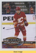 2025 Upper Deck Series 1 UD Canvas Young Guns Zayne Parekh #C-96 Rookie RC READ