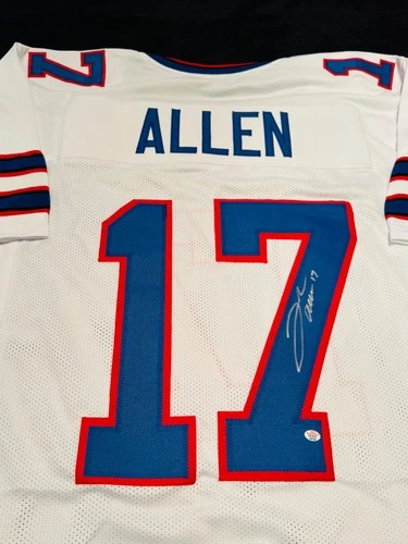 Josh Allen Buffalo Bills Signed Football Jersey COA