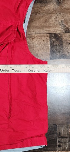 Vintage Polo Ralph Lauren Vest Mens Medium Red Hunting Fishing Pockets Hooded - Picture 4 of 15