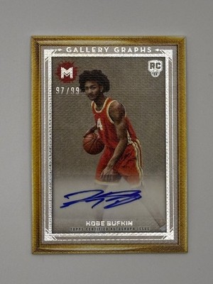2023-24 Topps Motif - Gallery Graphs Kobe Bufkin #GG-KB /99 (AU, RC)