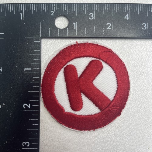 Vtg AsIs-Condition Convenience Store Gas Station CIRCLE K Advertising Patch 00SP