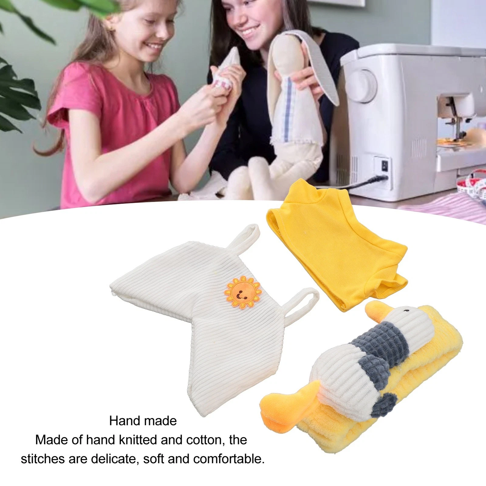 VETEMENTS Peluche pupazzo vestiti adorabile anatra peluche giocattolo vestiti bambola vestito cotone lavabile.