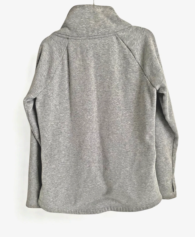 Athleta серый флис уютный карма ассиметричный пуловер куртка женщин SZ XXS - Изображение 3 из 4