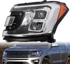 Headlight Assembly Driver Side Halogen Compatible with Expedition XLT Limitated