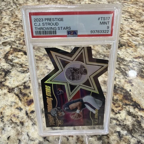 2023 Panini Prestige - Throwing Stars C.J. Stroud #TS-17 (RC) PSA 9