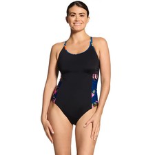 Zoggs Waterway Multiway Swimsuit - Black/Multi
