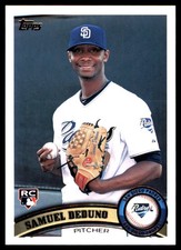 Samuel Deduno 2011 Topps #412 Padres MLB READ FREE SHIPPING AutographDen