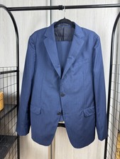 Z Zegna Ermenegildo Zegna wool checkered blue 2 pcs suit