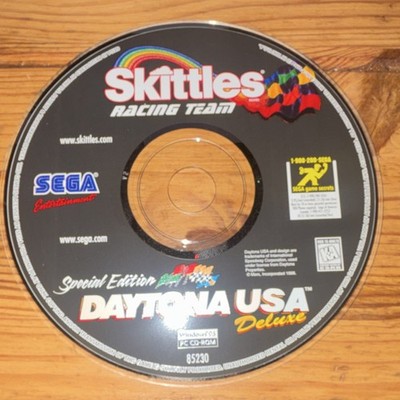 SEGA Daytona USA Deluxe Special Edition Skittles Racing Team PC Racing 1996