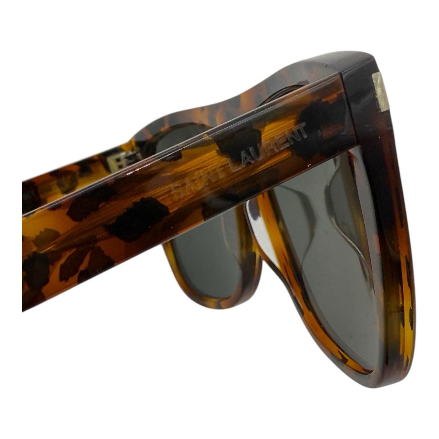 Saint Laurent Unisex Quadrato Rettangolo Avana Grigio Fashion Designer