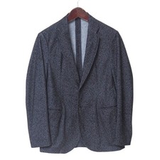 Mint Emporio Armani tailored jacket Size 46 Flocked Blazer Single Breasted J...