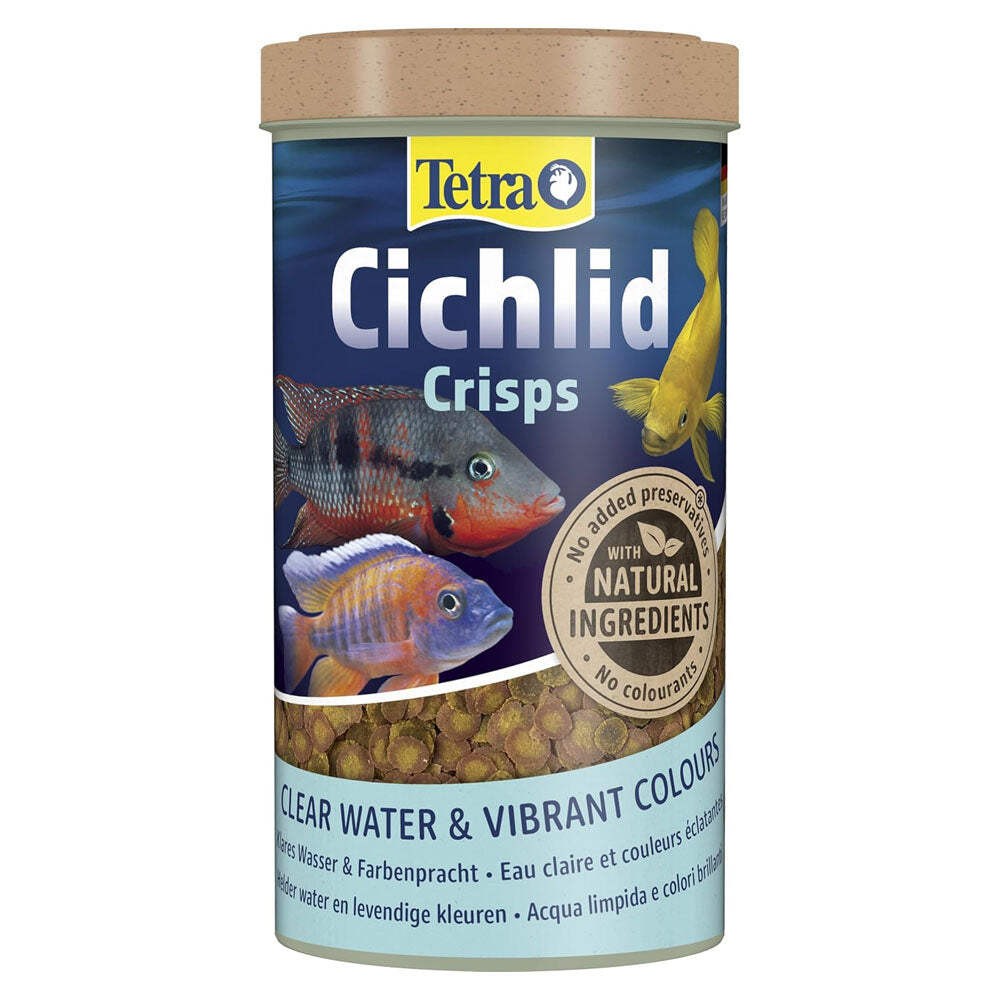 Tetra Cichlid Crisps 115g | Aquarium Fish Food