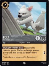 Bolt Headstrong Dog Disney Lorcana Archarize Island EN7 Regular 184/204