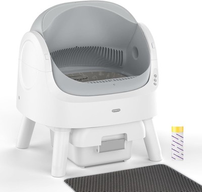 all in one cat litter box Meowant SC10 Large Automatic Cat Litter Box with Health Monitoring