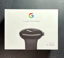 Google Pixel Watch GQF4C Matte Black Stainless Steel Obsidian Active Band NEW