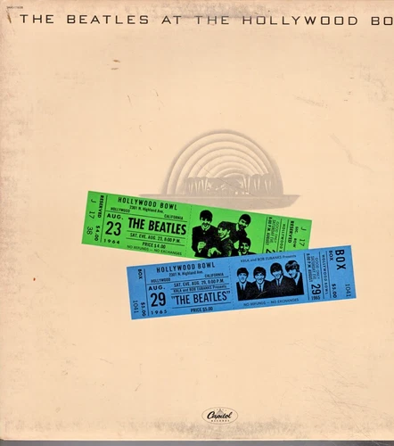 The BEATLES on LP  " ...AT THE HOLLYWOOD BOWL "  rock beat