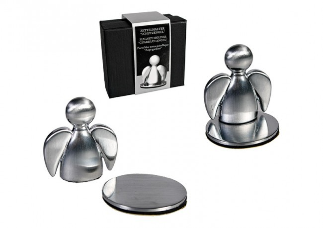 Parkzettelhalter, Metall Quittungshalter, Schutzengel Magnet, Auto und LKW