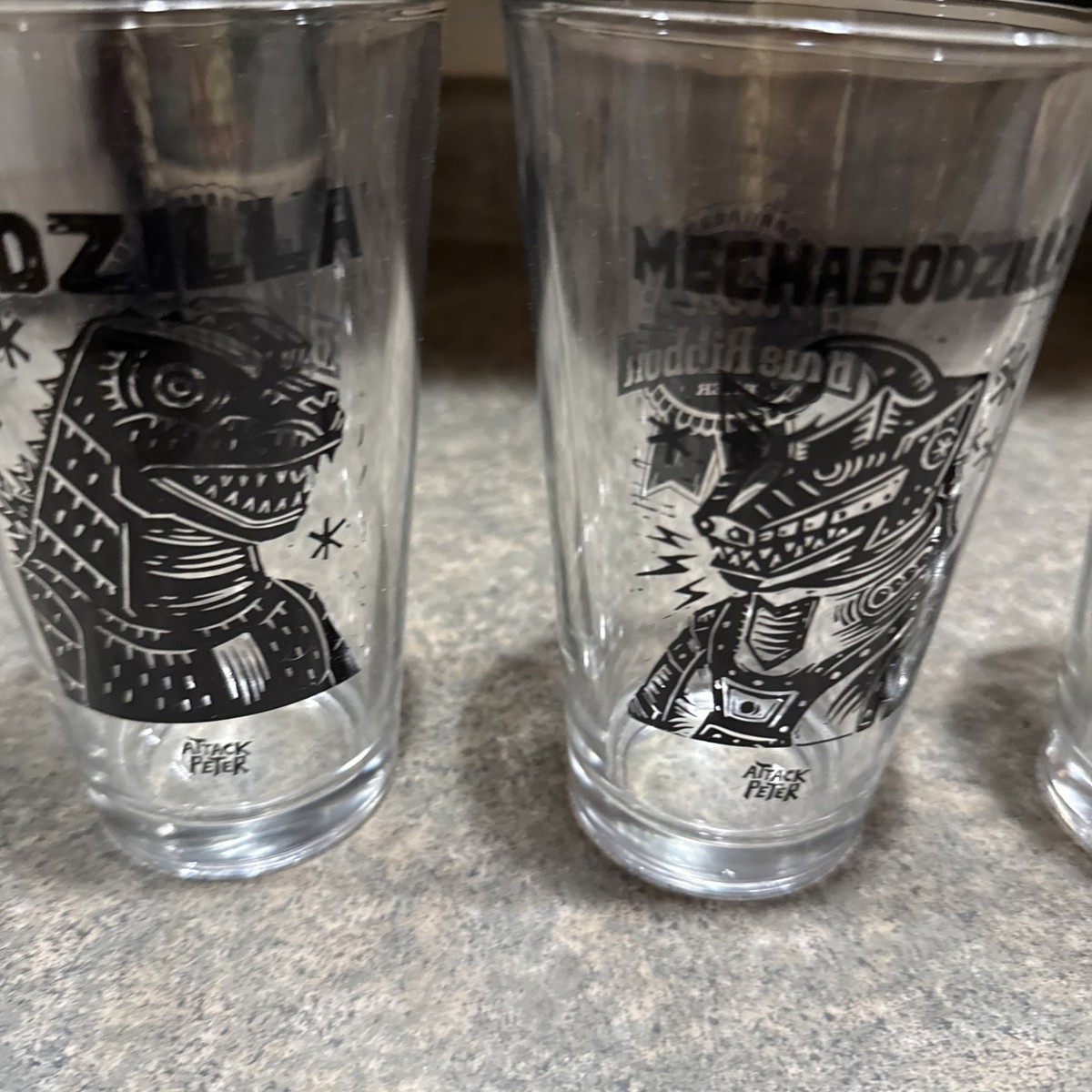 Godzilla x Pabst Blue Ribbon x Attack Peter Limited King Ghidorah