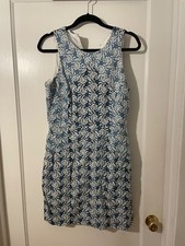 Slate and Willow Blue and White Floral Dress Size 8, good condition