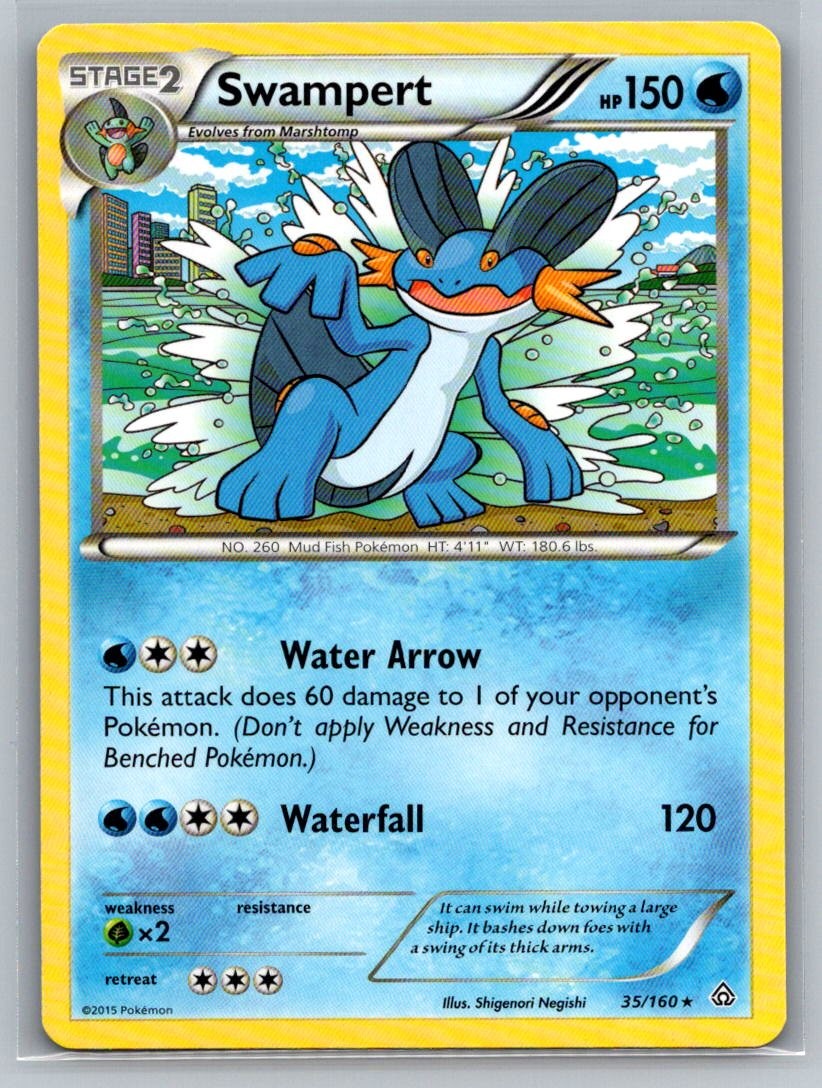 Swampert Rare XY - Primal Clash 35/160 LP