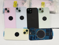 Back Glass Metal Magnet for iPhone 15 Pink