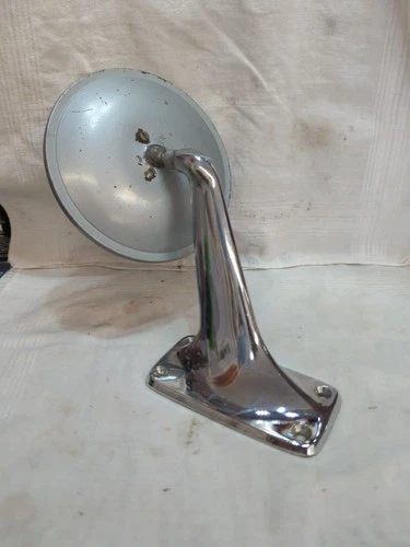 MoPar Chrome Mirror Base (Rt) - '72-'73 Truck "D / W" - P/N 3498610 Little Red 