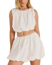 Minkpink Alexa Bubble Crop Top Women's