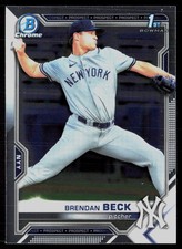 2021 Bowman Draft #BDC-118 Brendan Beck Chrome