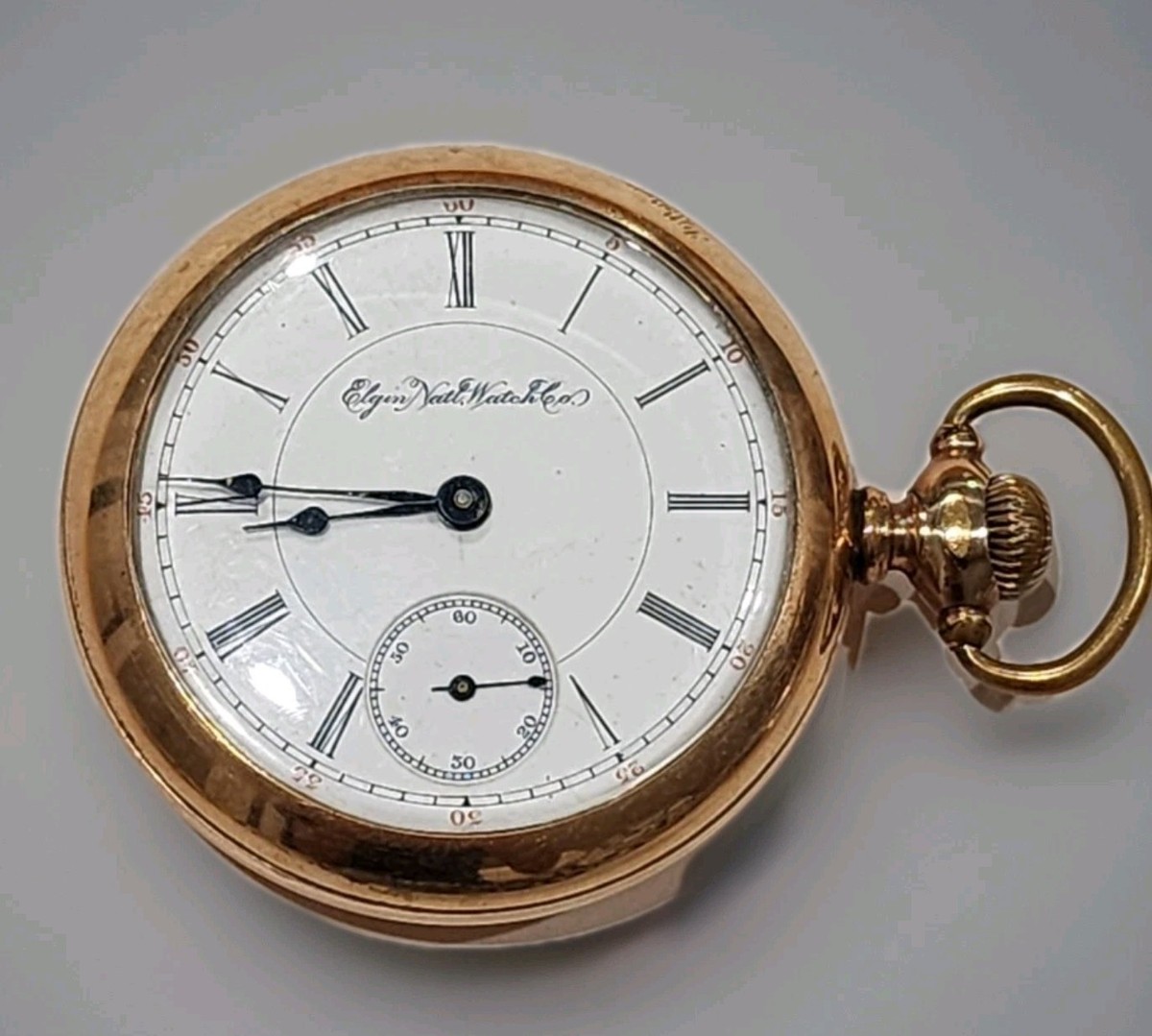 1/17までNIKO♡JHONSTONS OF ELGIN 1893 Elgin 7 Jewel Open Face Pocket Watch #WATCH178 | eBay