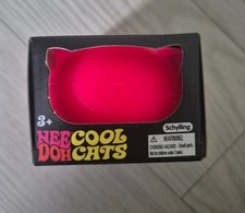 NeeDoh Pink Cool Cat Schylling Genuine Giant Squishy Toy Stress Ball Official