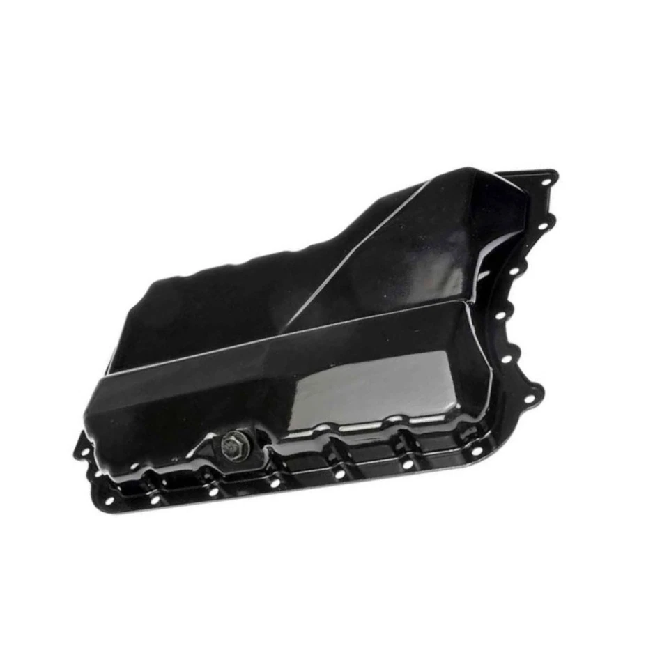 Para Volkswagen Rabbit 2006-2009 cárter de aceite del motor | acero | negro | tipo cárter húmedo Foto 3 de 4