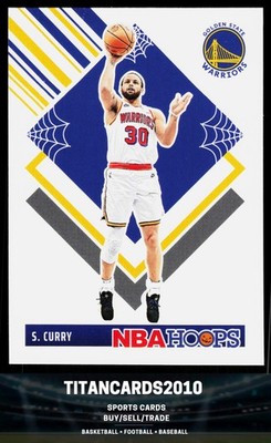 Stephen Curry 2024-25 Hoops Haunted Hoops Spiderwebs Golden State Warriors #283