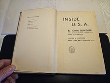 Vintage Book: Inside U.S.A., by John Gunther, 1947, 1st Edition