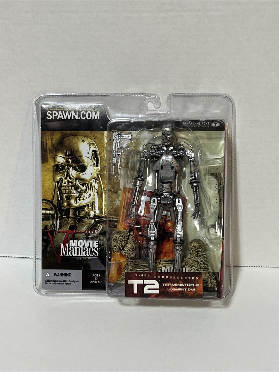 2002 McFarlane Toys T-800 Endoskeleton T2 Judgment Day Movie